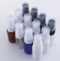 2022 NEW 50 x 30ml transparent blue amber refillable plastic PET spray bottles with mist sprayer for perfume water use