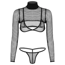 Femmes Porno Stripper Outfit Transparent Pole Dance Résille ...