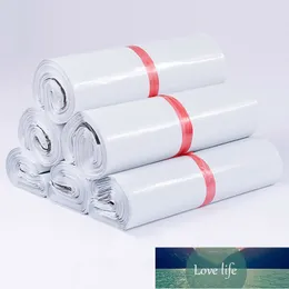 50pcs/Lot White Courier Bag Express Envelope Storage Bags Mailing Bags Self Adhesive Seal PE Plastic Pouch Packaging