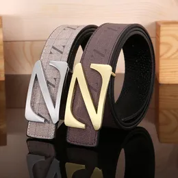 Women Casual Letter Designer Belts Fashion Z Cowskin Mens Luxury Belt Cintura Ceintures Smooth Gold Buckle Womens Waistband Gürtel 2202236D