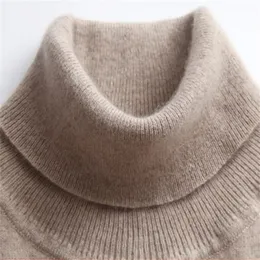 GABERLY Soft Cashmere Elastic Sweaters and Pullovers for Women Autumn Winter Turtleneck Female Wool Knitted Brand Sweater 201130