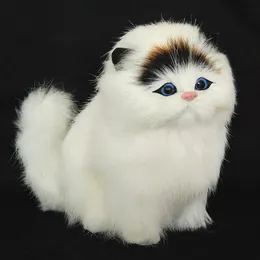 Plush Simulation Cat Electronic Pet Doll Imitation Animal Toy with Sound Function Children's Cute Pet Toy Model Christmas Gift LJ201105