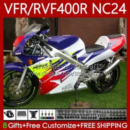 OEM Body for Honda RVF400R VFR400 R V400R NC24 V4 87 88 Bodywork 78No.32 RVF400 RVF VFR 400 R 400RR 87-88 VFR 400R VFR400RR 1987 1988 Motocicleta Fearding Negro azul blk