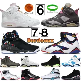 Low 2022 University Blue 6 6s Men Basketball Shoes 7 7S Bordeaux Unc Dmp White بالكاد Rose 8 8s Aqua Quai 54 Mint Foam Mens Sneakers