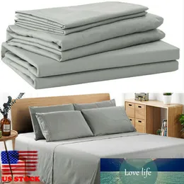 Egyptian Comfort 1800 Conde 4 Piece Folha de cama Set bolso profundo Bed Sheets Breve macia cama Set