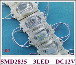 Injektionslampa Ljusmodul Hjulspanna Lampa Lampa för bilar Långt fordon SMD 2835 DC12V 3 LED 1.2W 140LM ​​IP65 58mm * 30mm