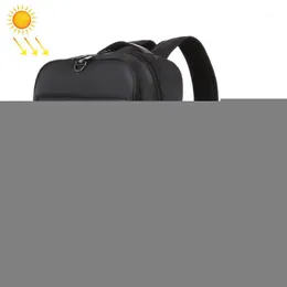 Haweel Solar Backpack 14W Painel solar de mochila alimentada por laptop Saco de água resistente a água de grande capacidade com porta de carregamento USB externa1