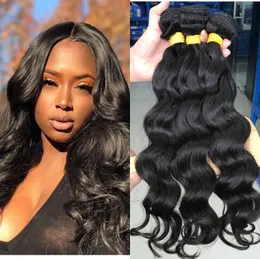 Partihandelskurs Malaysiska Virgin Hair Natural Wave Bundlar med 4x4 spetsar stängningar Förlängningar för kvinnor