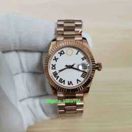 BP Top Quality Watch Ladies Armbandsur 31mm 278275 Stainless White Dial Rose Gold Sapphire Mekaniska Automatiska Kvinnors Armbandsur Luminescerande Klockor