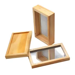 2022 New Woods Tobaccos Box De Armazenamento Rolling Tray Natural Handmade madeira tabaco e caixa de armazenamento de ervas para fumar tubos água bong de água