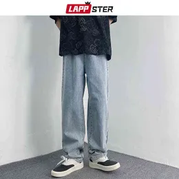 Lappster Harajuku streetwear calas de bżer 2022 dos homens do vintage coreano y2k denim męskie Masculinas japo moda Jean Corredores 0309