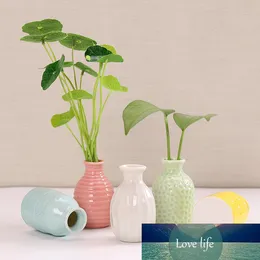 1Piece Randomly Ceramic Flower Vase Home Table Decor Flower Pot Arrangement Garden Desk Ornament Creative Mini Vase 5*5*8cm