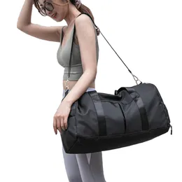 Gym Training Fitness Yoga Bag Dry And Wet Separation Waterproof Sport Bag For Women men travel Handbags Sac De with Shoe pocket Q0705