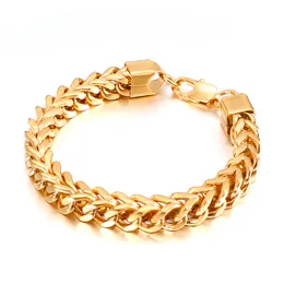 2021 New Year Gifts 5mm/6mm/8mm Gold Stainless Steel Cool Figaro Link Chain Bracelet Bangle Men Women Boys Gift