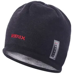 RIMIX Unisex caldo lavorato a maglia in pile Berretti Cappello termico Skullies Cap per lo sci Arrampicata Escursionismo Snowboard Caccia Sport invernali Y201024