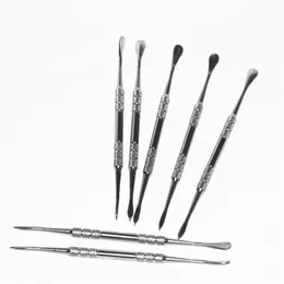 100pcs Wax dabbers Dabbing tool silver 120mm dabber tool Stainless Steel Pipe Cleaning Tool free shipping
