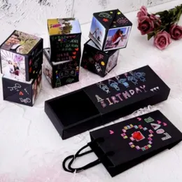 Gift Wrap Surprise Explosion Box Diy Handmased Scrapbook Po Wedding for Valentine Christmas Boxes Creative Card1