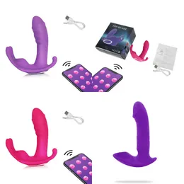 NXY Vibrators Consolador Vibrador Inalmbrico Para Parejas Estimulador de Cloris y Punto G Juguetes Sexuales Porttilis Tienda Sexo Aplicacin 220110