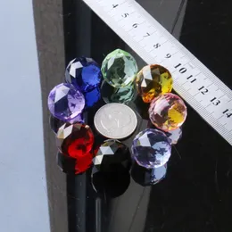 8pcs Mixed Color Glass Crystal Prism Ball 30mm Hanging Chandelier Jewelry Suncatcher Diy Craft Supply Decoration Part For Lamp H jllBap