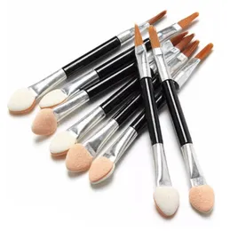 5000PC / Lot Ny Svamp Stick Eye Shadow Applicator Cosmetic Makeup Tools Double-Head Eyeshadow Borstläppborstar