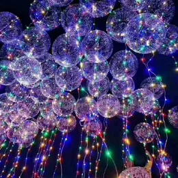 Bobo Ball LED Lights Christmas Lights Round Balloon Light med batteri till jul Halloween bröllopsfest hem dekorationer-13