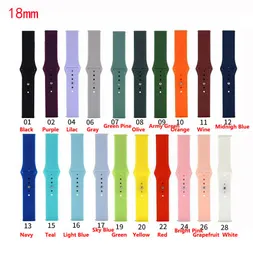 90 Colors Silicone Watchband For Smart Watch Straps smartwatches Samsung Galaxy Strap Sport Replacement Bracelet smart accessories