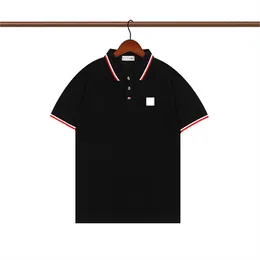 2022 Topstoney Summer cp Shorts ISLAND Collar Male Polo Stones Shirt Men Short Sleeve Slim Fit T Shirt M-3XL@08