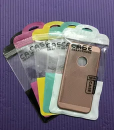 Colorful Zipper Lock Mobile Phone Accessories Cell Phone Case Earphone USB Cable Retail Packing Bag OPP PP PVC Poly Plastic Packaging Bag