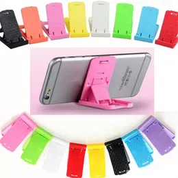 Mini supporto per telefono cellulare portatile pieghevole regolabile Supporto pieghevole per tablet Supporto per scheda smartphone universale