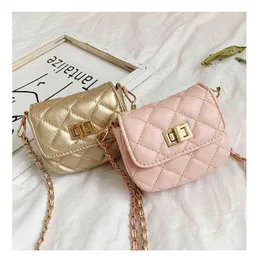 Korean Style Kids Purses and Handbags 2021 Cute Mini Crossbody Baby Girls Coin Pouch Little Girl Clutch Bag Purse Y220304