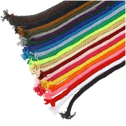 5 мм хлопковый шнур экологически чистый витая веревка высокая прочность прочности DIY текстильное ремесло тканые струны украшения дома Touw 5y Jllpsk