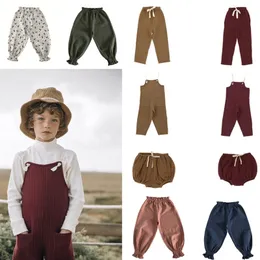 LIILU marki spodnie dla dzieci 2020 jesień chłopcy spodnie ubrania dziewczęce Ogólnie domowe komary Bloomers Wzburzyć niemowlę Dzieci Moda LJ201019