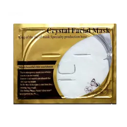 2023 Maschere facciali idratanti sbuccia polvere d'oro di cristallo Profondità Rifornimento maschera viso antietà DHL Trucco per la cura della pelle gratuito