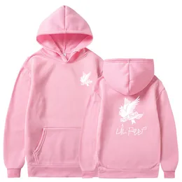 패션 - 릴 Peep Hoodies 남자 스웨터 풀오버 남성 / 여성 Sudaderas Cry Baby Print Hoodies Streetwear Hoodie 남자 탑스