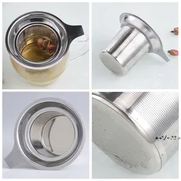 Stainless Steel Coffee Tea Strainer Large Capacity Infuser Fine Mesh Strainers Filters Hanging on Teapots Mugs Cups Steep Loose ZZF14238