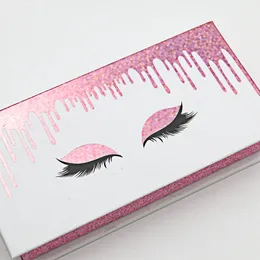 magnetic eye lash box best selling package for 8mm-30mm full strip eyelashes 3d 5d 6d 100% real mink lashes