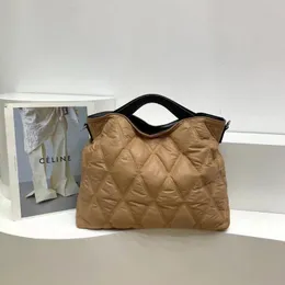 Borse da sera Borse da donna imbottite casual di grande capacità Borse da donna di design Borsa a tracolla Sapce in nylon di lusso con spalla trapuntata Lingge