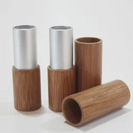 4g Tom Bamboo Lipstick Tube Lip Gloss Tube Filling Lip Balm Tubes Kosmetisk Förpackningsmaterial