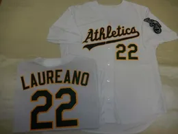 Custom Ramon Laureano costurou Jersey de beisebol novo ponto branco qualquer nome Número Homens Mulheres Jersey de beisebol juvenil