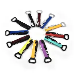 Creative Multi-functional bottle opener Candy color shrimp head knife Stainless steel 4 in 1 bottle Opener Creative kitchen tools T9I00965