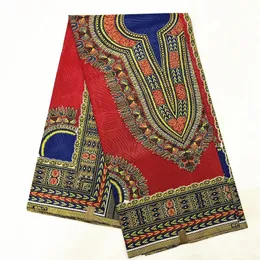 African Dashiki Fabric 2019 Senaste afrikansk vaxtrycktyg 100% bomullsmaterial Kvinnor Linduk 6Ayrds Lot T200529274E