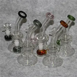 Tubulações de vidro tubulações de água Pyrex Hookah com Glas Bowl ou Banger de quartzo 14mm Joint Beaker Bong Rigs