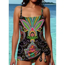 2020 Yeni Kadın Mayo Baskı Bandaj Mayo Backless Mayo Bodysuit Beachwear Yüzmek Monokini Muhafazakar Yüzme Kız T200708