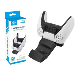 PS5 Playstation 5 Handle Controlador USB carregador duplo carregamento Base Dock Station Cradle Suporte para PS5 Gaming Console Gamepad Acessórios