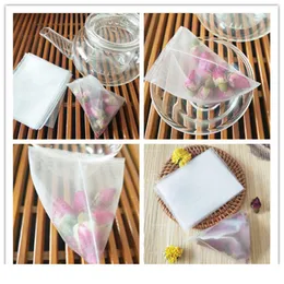 New Nylon Teabags 1000Pcs/Lot 6.5*8 CM Empty Tea Bags With String Heal Seal Filter Paper for Herb Loose Tea