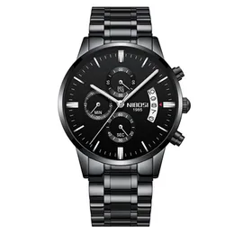 12 colour orologio Masculino Men Watches Famous Top Brand Men's Fashion Casual Dress Watch NIBOSI Military Quartz Wristwatche336P
