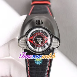 Azimut Gran Turismo 4 varianti Miyota orologio automatico da uomo SP.SS.GT.N001 quadrante nero interno bianco PVD cassa in acciaio nero orologi sportivi in pelle Timezonewatch G03A (2)
