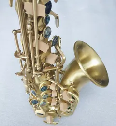 Nowy przylot S-992 Sopran Saksofon zakrzywiony saksofon BB Tune Muzyka Sakso