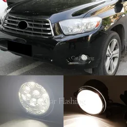 Подсветка тумана для Toyota Corolla Verso Camry Ractis Avensis RAV 4 Yaris Verso S Highlander Avalon LED противотуманные противотуманные противотуманные фары для противотуманной противотуманности