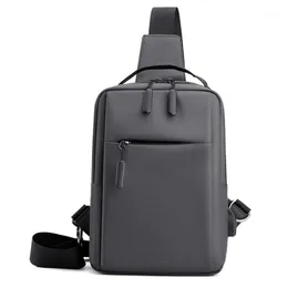 Plecak Casual Bolsos De Hombro Nylon Crossbody Sling Torba na ramię z portem ładowania USB dla mężczyzn Plecak Women Back Pack